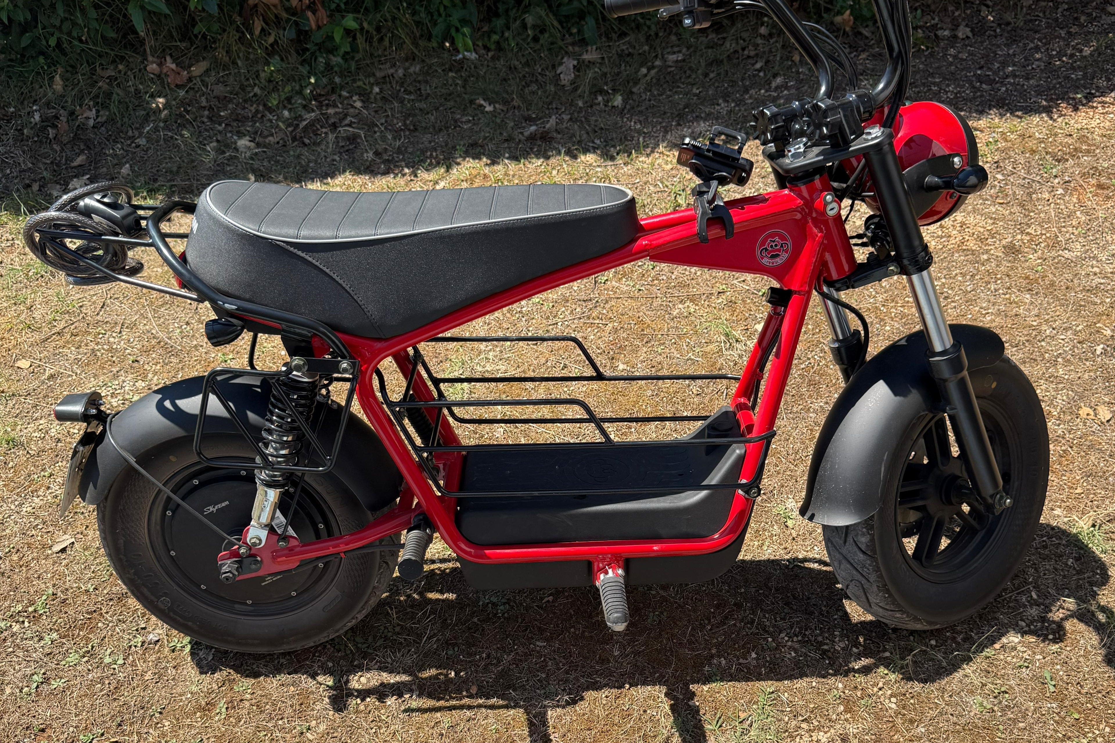 Elektrisches Moped Camping