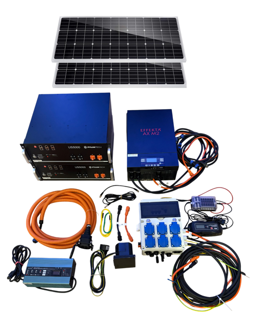 Set 2 Adventure Max für autarkie von 4-8 Tage ohne Sonne