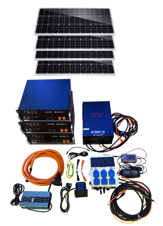 Set 3 Adventure Titan für autarkie von 6-12 Tage ohne Sonne